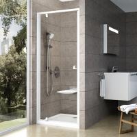 Душевая дверь Ravak Pivot PDOP1-80 блестящая + стекло транспарент