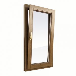 Пластиковое окно одностворчатое Elex 70 мм 1 камерный стеклопакет ламинированное в массе энергосберегающее