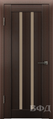 Межкомнатная дверь Л2ПГ4 Венге бронза